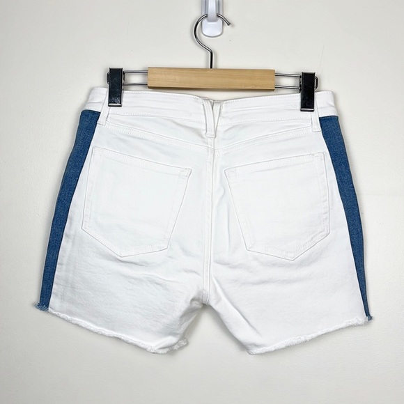 Vineyard Vines White Denim Side-Stripe Cutoff Shorts - Picture 4 of 14